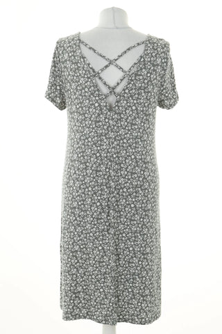 Green dress with flowers