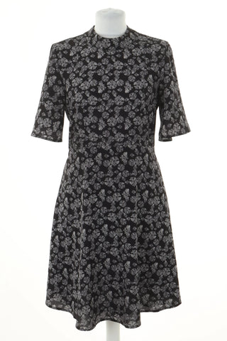 Black dress with pattern