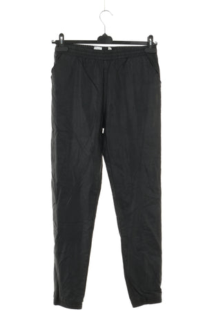 Black eco leather trousers