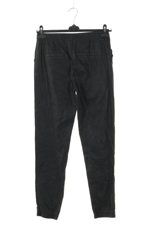 Black eco leather trousers