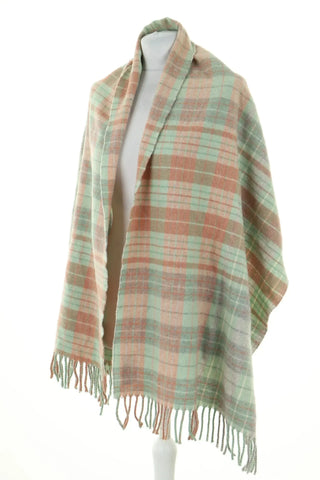 Žalias šalikas languotas