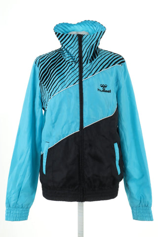 Blau-schwarze Jacke