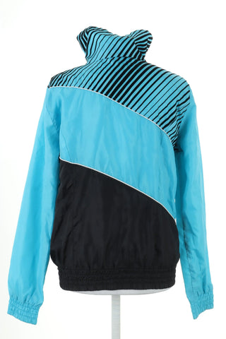 Blau-schwarze Jacke