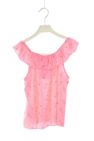 Rosa Bluse mit Flamingos