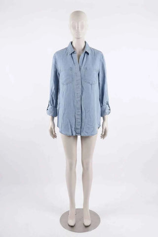 Damska Koszula Jeansowa DKNY Jeans Błękitna