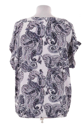 Damska Bluzka z Wzorem Paisley