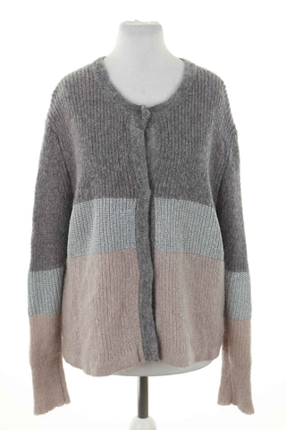 Sweter paski 50% moher