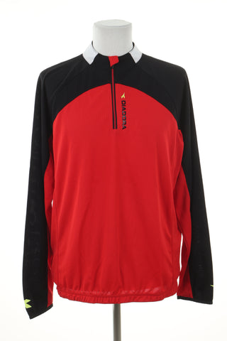 Bluza czarno-czerwona