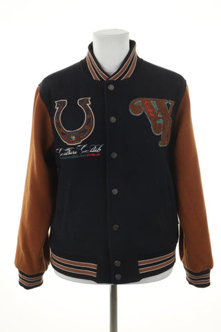 Kurtka czarno-brązowa 50% wełna