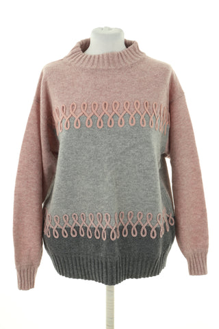 Sweter wzorek 100% wełna