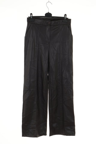 Spodnie czekoladowe eko skóra