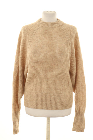 Sweter beżowy 34% moher, 34% wełna