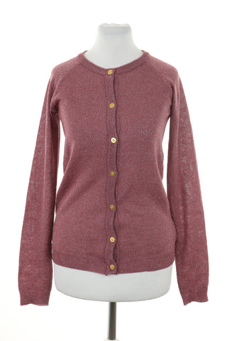 Sweter różowy błyszczący