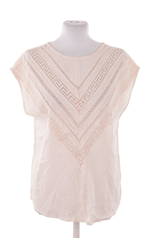 Beigefarbene Bluse