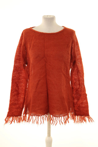 Sweter brązowy 37% wełna