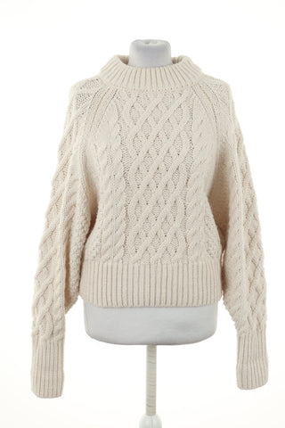 Sweter kremowy 5% wełna