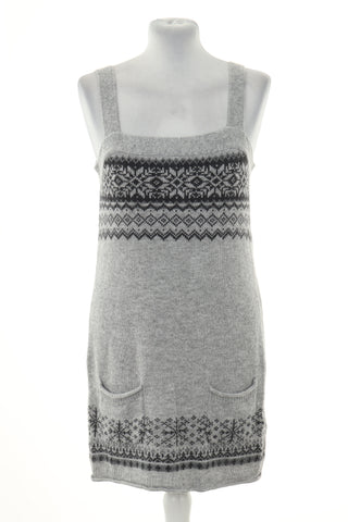 Sukienka szara wzorek