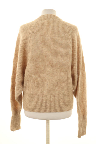 Sweter beżowy 34% moher, 34% wełna