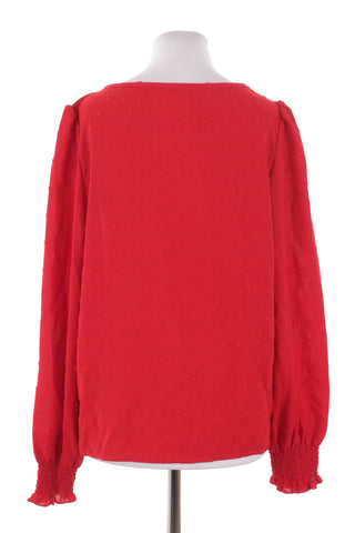 Red blouse
