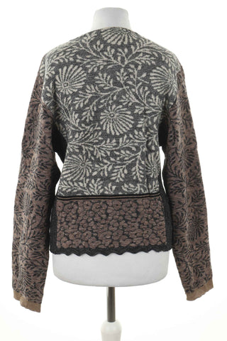 Sweter wzorek 100% wełna