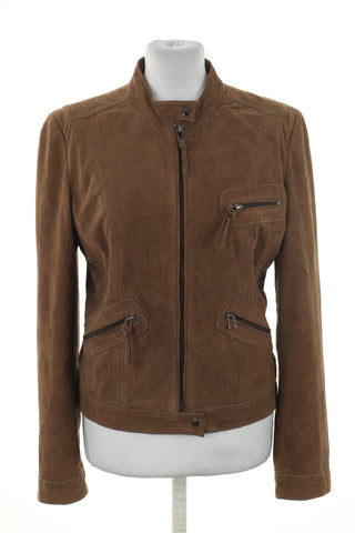 Kurtka brązowa 100% zamsz