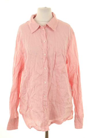 Bluzka różowa 100% len