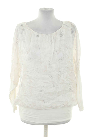 Bluzka kremowa 30% jedwab