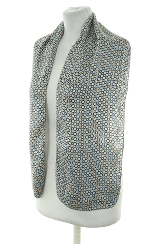 Szal wzorek 100% jedwab