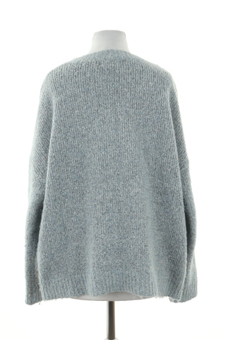 Sweter niebieski 4% angora