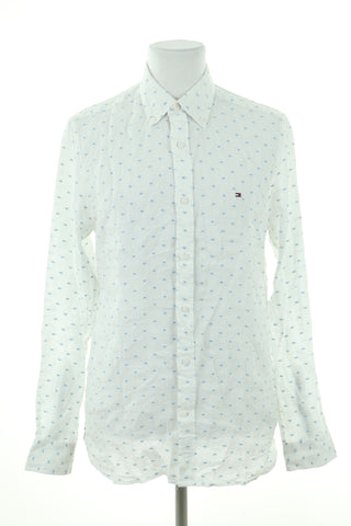 Koszula kropki 96% len