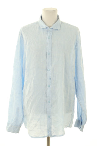 Koszula niebieska  100% len