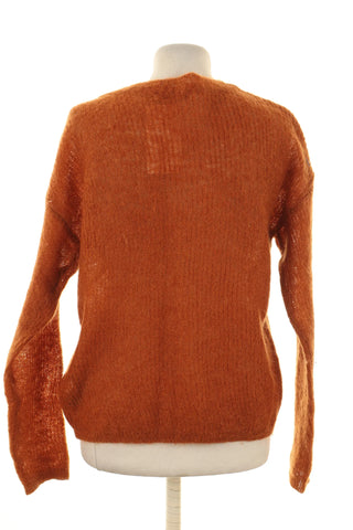 Sweter ceglasty 70% moher
