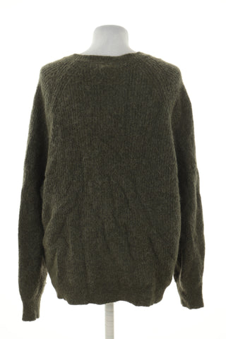 Sweter zielony 39%wełna, 20%alpaca