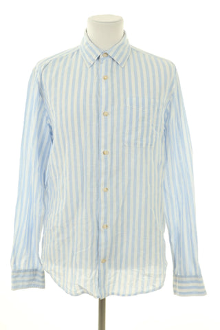 Koszula paski 26% len