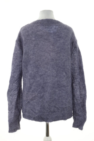 Sweter fioletowy 39%wełna 26% moher