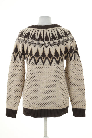 Sweter beżowy wzorek