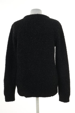 Sweter czarny błyszczący