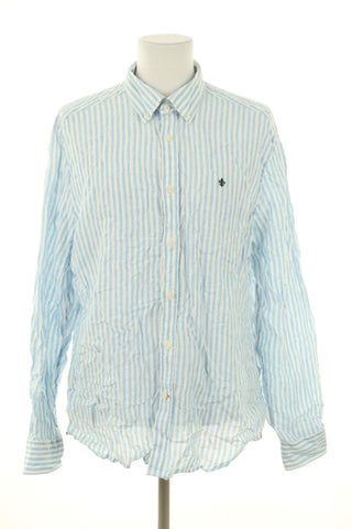 Koszula paski 100% len