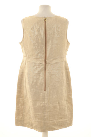Beiges Kleid 100% Leinen