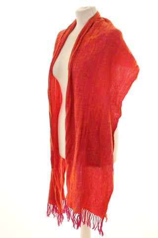 Szal wzorek 50% wełna, 50% jedwab