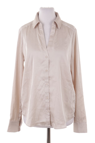 Beigefarbene Bluse