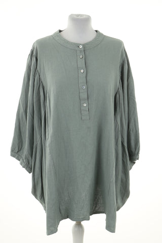 Bluzka zielona 25% len