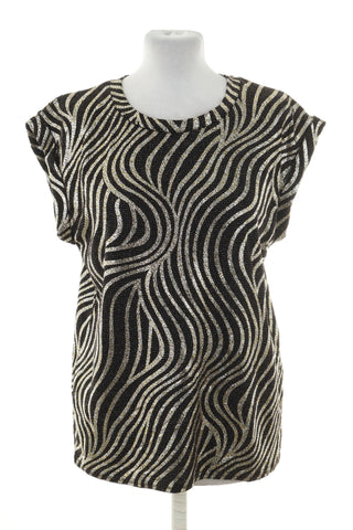 Bluzka wzorek błyszcząca