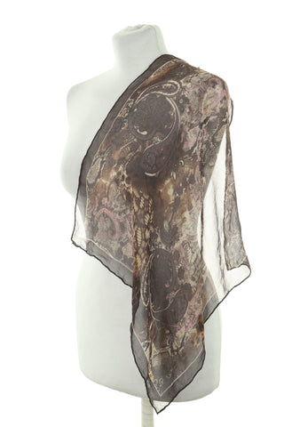 Gawroszka wzorek 100% jedwab