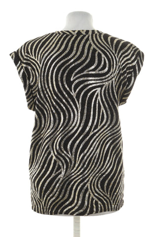 Bluzka wzorek błyszcząca