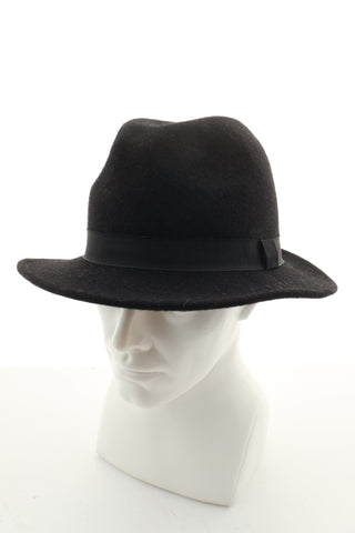 Kapelusz czarny wełna