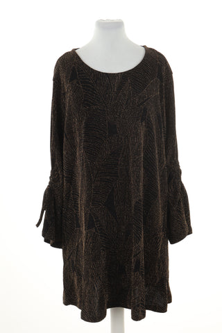 Bluzka czarna błyszcząca