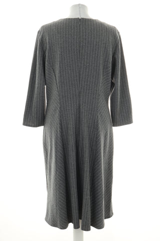 Sukienka szara prążki