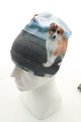 Czapka wzorek dwustronna