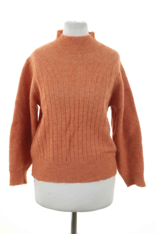 Sweter pomarańczowy 35%wełna, 20%alpaca